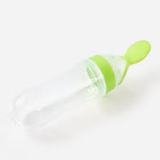 silicone baby feeding spoon